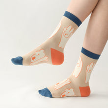Load image into Gallery viewer, Monolike MONOSOCKS Happy and Lucky, Bright 3P SET - Soft Combed Yarn, Breathable & Durable Daily Footwear, Multipack