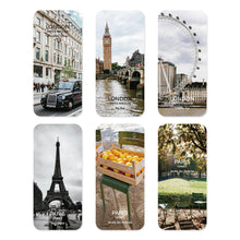 Load image into Gallery viewer, Monolike Capture the life London Paris Hard Bookmark 6P SET