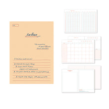 Load image into Gallery viewer, Monolike B6 Archive247 Diary 6 Month Planner, 03.Yellow - Academic Planner, Weekly & Monthly Planner, Scheduler, Undated Planner, 128x182mm