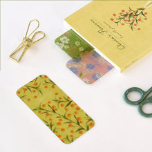 Load image into Gallery viewer, Monolike Olivia's Flowers Hard Bookmark 6P SET