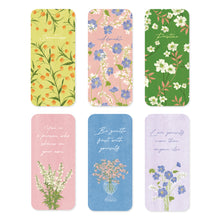 Load image into Gallery viewer, Monolike Olivia's Flowers Hard Bookmark 6P SET