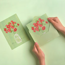 Load image into Gallery viewer, Monolike Olivia's Flowers Letter Paper and Envelopes Set - 8Type, 32 Letter Paper + 16 Envelopes
