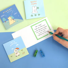 Load image into Gallery viewer, Monolike PAPER THINGS S, Storytown Afternoon 8P B SET - Greeting card, Folding card, Cards Assortment, Birthday, Thinking of You, 8 cards + 8envelopes, 100x100mm…