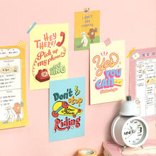 Load image into Gallery viewer, Monolike Pop Typo Single card - mix 12 pack