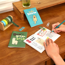 Load image into Gallery viewer, Monolike Mini Storytown Blank Note 6P B SET_Mini note, Pocket note, Line note, a portable note, 105x148mm, 48pages