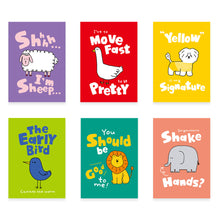 Load image into Gallery viewer, Monolike Mini Storytown Blank Note 6P A SET_Mini note, Pocket note, Line note, a portable note, 105x148mm, 48pages