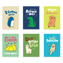 Load image into Gallery viewer, Monolike Mini Storytown Ver.2 Blank Note 6P B SET_Mini note, Pocket note, Blank note, a portable note, 105x148mm, 48pages…