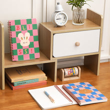 Load image into Gallery viewer, Monolike Unmatched Friends A5 Line Spiral Notebook Series.2, Pink Blue - Hardcover 5.83 x 8.27inch 128 Page