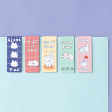 Load image into Gallery viewer, Monolike Magnetic Bookmarks Storytown Afternoon Ver.2, Set of 5