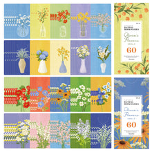 Load image into Gallery viewer, Monolike Bandal Bookmarks Olivia's Flowers Ver.1 + Ver.2 120 Pieces