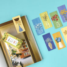 Load image into Gallery viewer, Monolike Bandal Bookmarks Olivia's Flowers Ver.1 + Ver.2 120 Pieces
