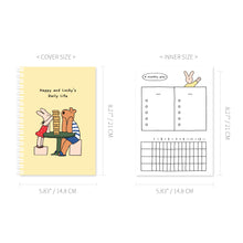 Load image into Gallery viewer, Monolike Happy and Lucky 4 Month Study Planner, Jenga - Academic Planner, Weekly & Monthly Planner, Study plan