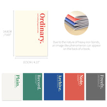 Load image into Gallery viewer, Monolike Mini THEME Grid Note 6P SET _Mini note, Pocket note, Grid note, a portable note, 105x148mm, 48pages