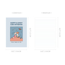 Load image into Gallery viewer, Monolike Happy and Lucky A5 Binding Lined Notebook, Universe - Hardcover, Academic, 128pages, 5.8x8.3"