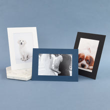 Load image into Gallery viewer, Monolike Premium Standing Paper Photo frame 4x6 Black 10pcak - Fits 4x6" Pictures