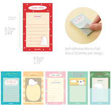 Load image into Gallery viewer, Monolike Story Town Sticky-it - 6p Set Self-Adhesive Memo Pad 50 Sheets