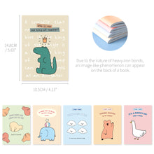 Load image into Gallery viewer, Monolike Mini STORY TOWN Grid Note 6P SET _Mini note, Pocket note, Grid note, a portable note, 105x148mm, 48pages