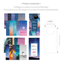 Load image into Gallery viewer, Monolike Bandal Bookmarks Moon + Serenity, 120 Pieces