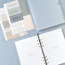 Load image into Gallery viewer, Monolike A5 6ring Basic Binder Photo Album Translucent SET - Fits 4"x6" Pictures