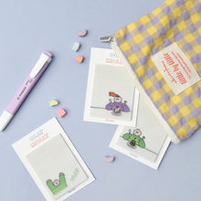 Load image into Gallery viewer, Monolike Olly Molly Colouring Tracing Sticky it - 5p Set, Self-Adhesive Memo Pad 30 Sheets, 5.5x7cm