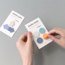 Load image into Gallery viewer, Monolike Shape Inforgraphic Sticky-it - 4p Set Self-Adhesive Memo Pad 50 Sheets