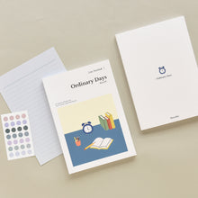 Load image into Gallery viewer, Monolike Ordinary days A5 Binding Lined Notebook, Desk - Hardcover, Academic, 128pages, 5.8x8.3"