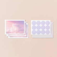 Load image into Gallery viewer, Monolike Day-by-day Card, Feeling violet - Mix 36 Mini Postcards, 36 envelopes, 36 stickers Package