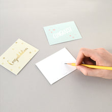 Load image into Gallery viewer, Monolike Day-by-day Card, Congratulations - Mix 36 Mini Postcards, 36 envelopes, 36 stickers Package