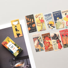 Load image into Gallery viewer, Monolike Bandal Bookmarks Vintage Poster + Ancien Fleur, 120 Pieces