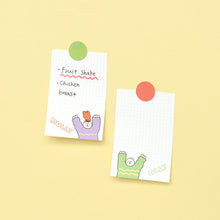 Load image into Gallery viewer, Monolike Grid Olly Molly, Coloring Sticky-it - 6p Set Self-Adhesive Memo Pad 50 Sheets