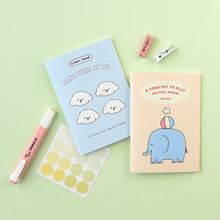 Load image into Gallery viewer, Monolike Mini STORY TOWN Grid Note 6P SET _Mini note, Pocket note, Grid note, a portable note, 105x148mm, 48pages