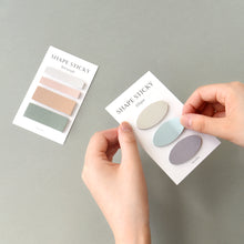 Load image into Gallery viewer, Monolike Shape Schooling Sticky-it - 4p Set Self-Adhesive Memo Pad 50 Sheets