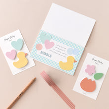 Load image into Gallery viewer, Monolike Shape Silhouette Sticky-it - 4p Set Self-Adhesive Memo Pad 50 Sheets