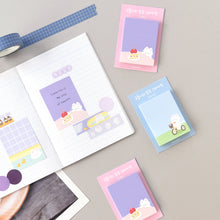 Load image into Gallery viewer, Monolike Gureum's Daily Life Sticky-it - 6p Set Self-Adhesive Memo Pad 50 Sheets