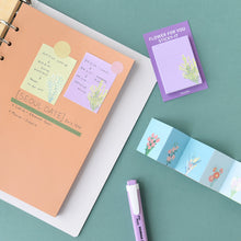 Load image into Gallery viewer, Monolike Flower for you Sticky-it - 6p Set Self-Adhesive Memo Pad 50 Sheets