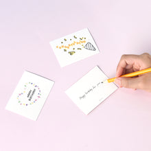 Load image into Gallery viewer, Monolike Day-by-day Card, Happy birthday for you - Mix 36 Mini Postcards, 36 envelopes, 36 stickers Package