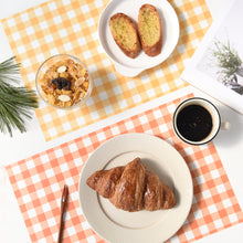 Load image into Gallery viewer, Monolike Placemats for Dining Table, Paper Tablemat Multi-pack Check A SET - 12 sheets of 4 types, 48 of total + Case
