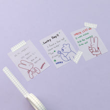 Load image into Gallery viewer, Monolike Happy and Lucky Drawing Tracing Sticky it - 5p Set, Self-Adhesive Memo Pad 30 Sheets, 5.5x7cm