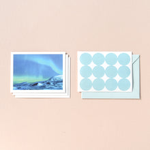 Load image into Gallery viewer, Monolike Day-by-day Card, Aurora - Mix 36 Mini Postcards, 36 envelopes, 36 stickers Package