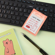 Load image into Gallery viewer, Monolike Story Town Drawing Tracing Sticky it - 5p Set, Self-Adhesive Memo Pad 30 Sheets, 5.5x7cm