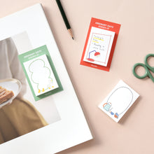 Load image into Gallery viewer, Monolike Ordinary Days Sticky-it - 6p Set Self-Adhesive Memo Pad 50 Sheets