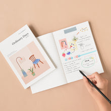 Load image into Gallery viewer, Monolike Ordinary days A5 Binding Lined Notebook, Sweet home - Hardcover, Academic, 128pages, 5.8x8.3"