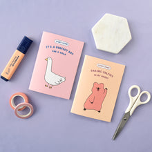 Load image into Gallery viewer, Monolike Mini STORY TOWN Grid Note 6P SET _Mini note, Pocket note, Grid note, a portable note, 105x148mm, 48pages