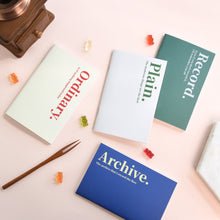 Load image into Gallery viewer, Monolike THEMA mini notebook 4p SET _Mini note, Pocket note, Blank note, Pocket size, a portable note, 64pages