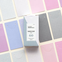 Load image into Gallery viewer, Monolike Bandal Bookmarks Solid & Grid Warm + Cool, 120 Pieces