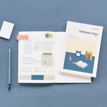 Load image into Gallery viewer, Monolike Ordinary days A5 Binding Lined Notebook, Desk - Hardcover, Academic, 128pages, 5.8x8.3"