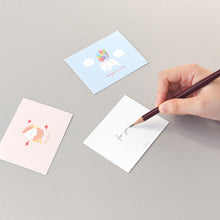 Load image into Gallery viewer, Monolike Day-by-day Card, Gureum's Daily Life ver.1 - Mix 36 Mini Postcards, 36 envelopes, 36 stickers Package