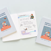 Load image into Gallery viewer, Monolike Happy and Lucky A5 Binding Lined Notebook, Universe - Hardcover, Academic, 128pages, 5.8x8.3"