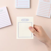 Load image into Gallery viewer, Monolike Memopad Sketch Planning design SET - 4 Packs, 4 Different Designs, 100 Sheets Per Pad, Total 400 Sheets, Note pads, Writing pads, 3.15 x 4.17 Inches