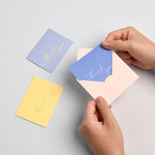 Load image into Gallery viewer, Monolike Day-by-day Card, Thank you-Candy pop - Mix 36 Mini Postcards, 36 envelopes, 36 stickers Package